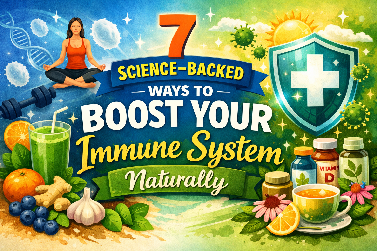 7 Science-Backed Ways to Boost Your Immune System Naturally