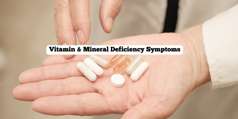 Vitamin & Mineral Deficiency Symptoms