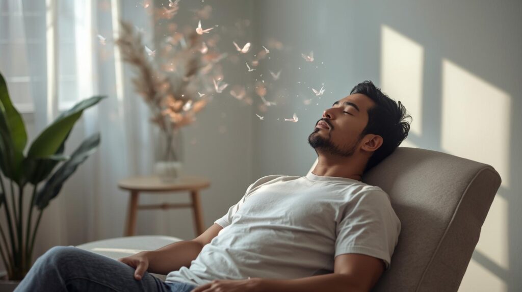 Weight loss through hypnotherapy session focused on mindset and healthy habits