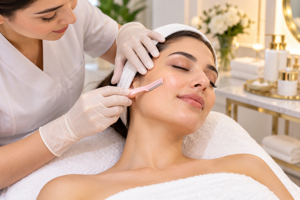 face shaving for women